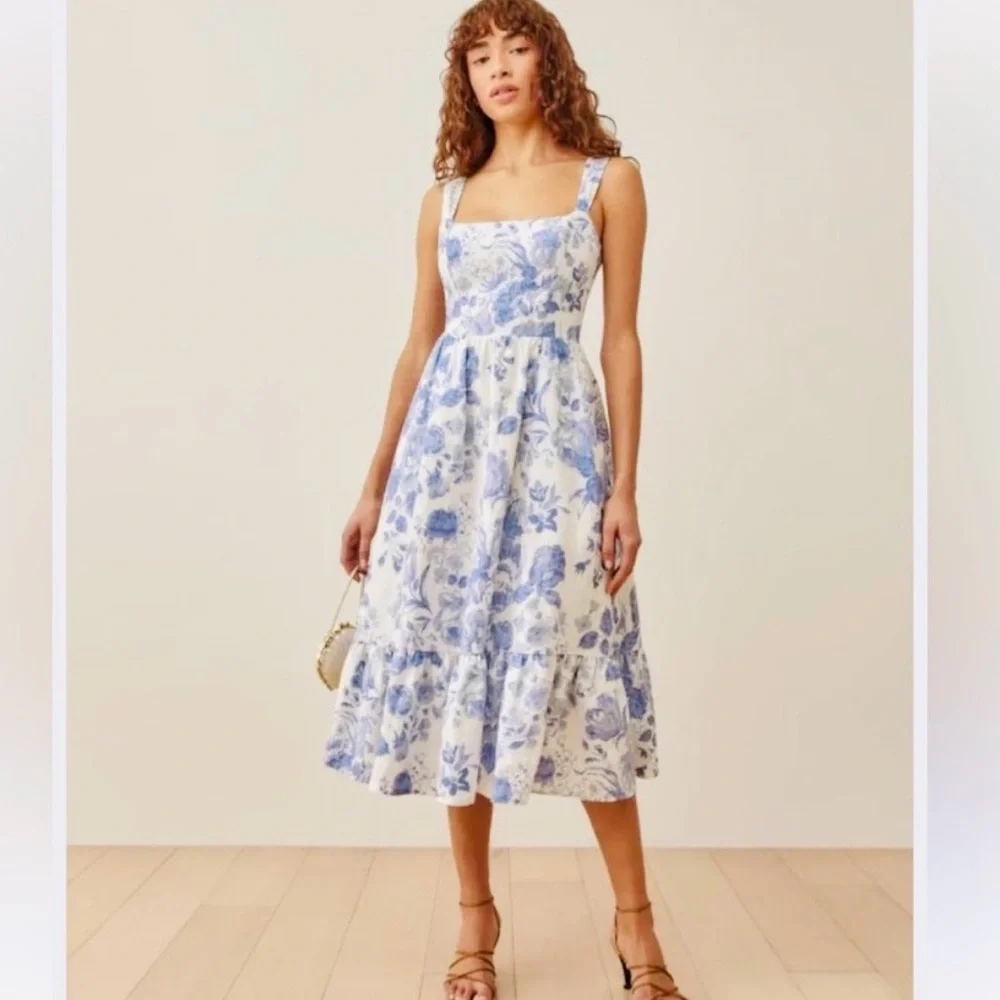 Reformation Floral Midi Dress - Picture 6 of 6